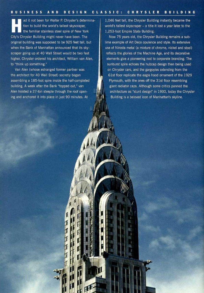 Chrysler building design #3